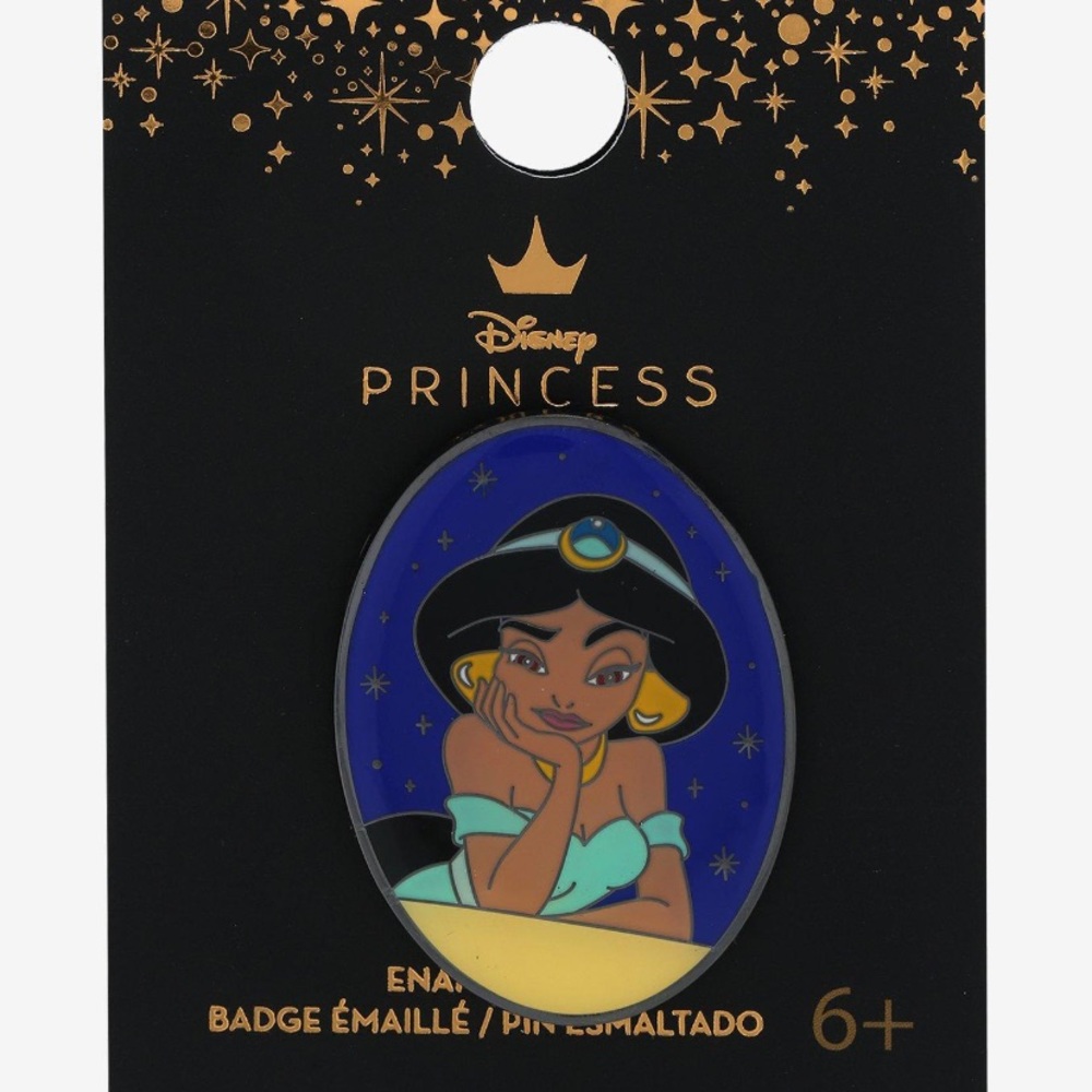 Disney Princess Jasmine Nighttime Enamel Pin BoxLunch Exclusive